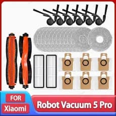 (Modelo compatível) Para Xiaomi Robô Vácuo 5 Pro / OV21GL Escova Lateral Principal Filtro Hepa Mop Pano Saco De Pó