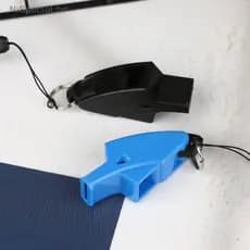 [Nis] Apito de futebol de alta frequência Referee Assobia, feito de plástico, apito de emergência para salvar vidas no b