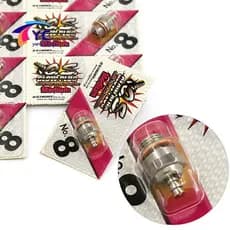 Adequado para motores de dois tempos OS YCBR e velas de ignição incandescentes OS8.   8 lâmpadas incandescentes OS8 Plug