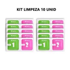 Kit Limpeza 10 Peças Para Tela e Aplicação de Película – Celular Tablet GPS