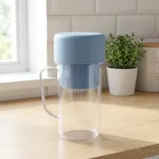 Mini Liquidificador Portatil Copo Caneca Juicer Misturador 420ml Garrafa Mixer Eletrica Whey Protein Recarregavel USB