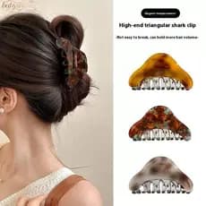 Babyshow Doce Cor Blo Acetato Grampo De Cabelo Temperamento Feminino Grampos Simples Tubarão Acessórios Para