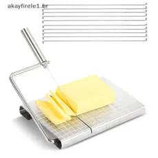 akayfirele1 Substituição Cortador De Queijo Fios 5.5 Polegada De Aço Inoxidável Fatiadores De Torta De Fio Para Corte De