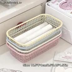 akayfirele1 Cesta De Armazenamento De Mesa INS Metal Diversos Organizador Photocard Caso Papelaria De Escritório Suprime