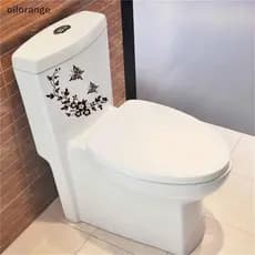 OLL DIY 3D Borboleta Flores Parede stier Sala Banheiro Geladeira Mexer Decoração De Casa BR