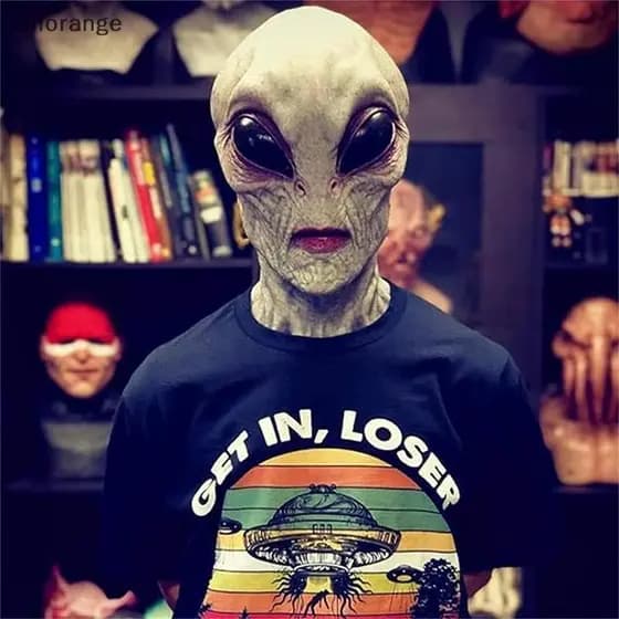OLL Halloween Alien Máscara Assustadora De Látex De Cabeça Cheia Para Fantasia De Festa Prop BR
