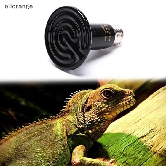 OLL Pet Réptil Infravermelho Distante Cerâmica Lâmpada De Aquecimento Emissora De Calor BR