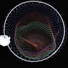 PCL 1 Pcs Nylon Rede De Pesca Losango Malha Buraco Net Ferramentas Dobráveis 3 Tamanhos N