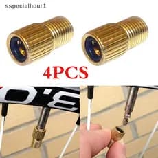 PCL 4 Pçs/Set Para Válvula Adaptador Conversor Tubo De Bomba De Bicicleta De Estrada 1.5Cm N