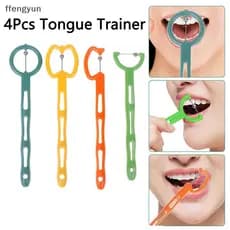 FFE 4 Pçs Crianças Língua Ponta Exercício Para Adultos Terapia De Fala Autismo Reabilitação Sensorial Oral Treinador Mus