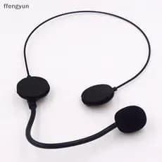 FFE Crianças E Adultos Microfone Falso Fone De Ouvido Prop Traje Acessório Para Festa Rostar Karaokê Roleplay F