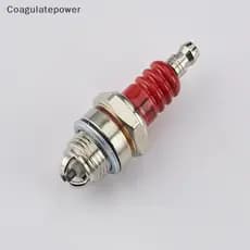 COA Pólo De 3 Lados Vela De Ignição 2 Tempos Eletrodo Gasolina Motosserra Escova Cortador Motor 2500 3800 4500 5200 Subs