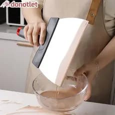 Espátula De Revestimento Donotlet Para Raspador De Chocolate , Massa De Aço Inoxidável , Acessórios De Cozinha , Ferrame