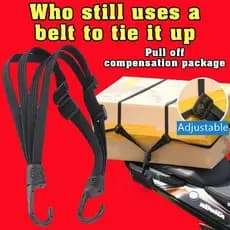 NN Alça De Bagagem Para Motocicleta , Rede Universal Capacete De Moto , Corda Elástica Retrátil , Fixa 60/90CM BR