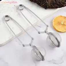 unewkintun 1 Peça Infusor De Bola De Chá De Aço Inoxidável Seguro Para Alimentos Filtro Malha Fina Folhas Soltas Ervas E