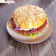 unewkintun Hambúrguer Artificial 1 Peça , Decoração Realista De Comida Falsa Para Casa , Cozinha , Ornamento , Fotografi