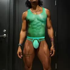 Regata Masculina Transparente De Malha , Top Curto Brilhante , Sem Mangas , Renda Elástica , Camisa Muscular