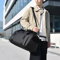 Bolsa de viagem de expansão de separação seca e úmida Viagem de curta distância e Fitness Material de filme de couro ade