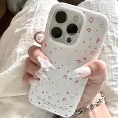 Ins vento estrela nota adequado para Apple 16/15promax caso de telefone 14 geléia caso 13 feminino 12pro caso macio