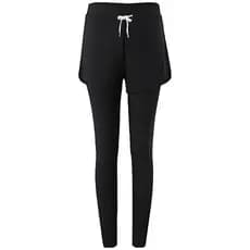 Terno de mergulho feminino novo estilo de secagem rápida falso de duas peças profissional correndo Leggings de Fitness