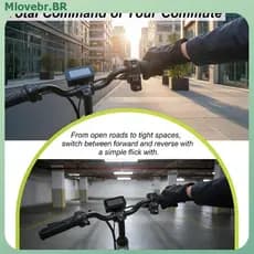 MOVE Acelerador De Bicicleta Elétrica Alça Reguladora De 3 Velocidades Com Reverso Para Viagens Urbanas Convenientes BR