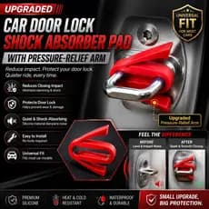 Almofada Amortecedora para Fechadura de Porta de Carro com Braço de Amortecimento Estendido |   Protetor Universal de Si