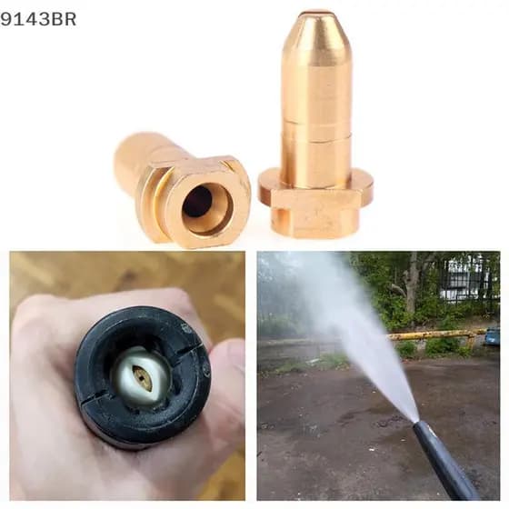 1 Peça Bico Adaptador De Latão Para Lavadora De Alta Pressão KARCHER K Rod BR