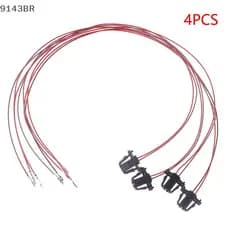 4 Pçs Frente Ba Porta Do Carro Luz Cabo Fios Conector Chicote Plug Para Golf 5 6 7 MK5 MK6 MK7 T-ROC BR