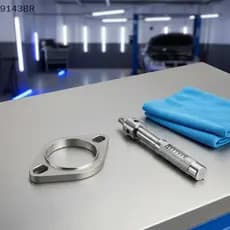 Aço Inoxidável Universal Silenciador De Escape Flange Acessório Para 2 Polegada Sistema Carro Fácil Ajuste Modificação C