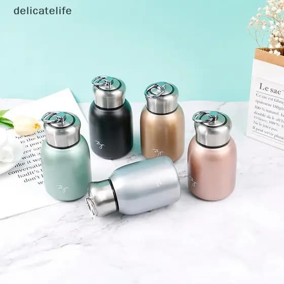 300ml Mini Frascos De Vácuo De Café Linda Garrafa Térmica Portátil Para Viagem Copos De Água