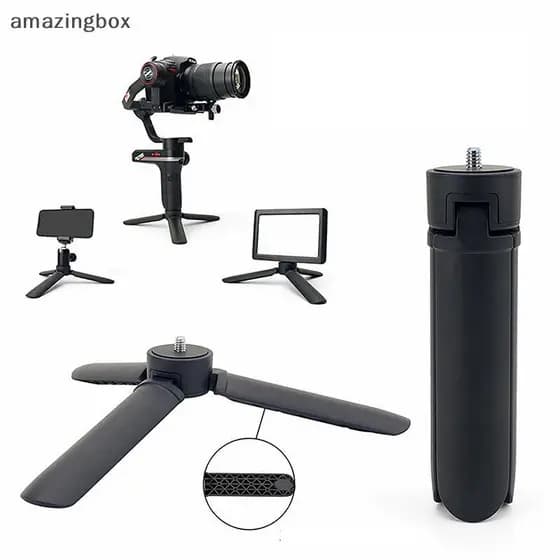 Para OSMO Mobile 3/OM 4 Tripé Suporte , Mini Com Parafuso De 1/4'4 3 2 Poeta 2 Zhiyun Smooth Q 4 Moza Feiyu