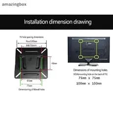 14-24 Polegada Montagem De TV Fixado Na Parede Snap Prendedor Painel Plano Braet Universal Metal Titular LCD LED Monitor