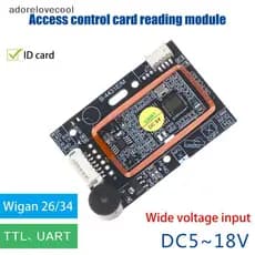 Leitor De Cartão RFID De Controle De Acesso 125Khz 13.56mhz Módulo Embutido Para Alta Segurança