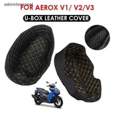 Forro Buet Para Assento De Motocicleta , AEROX V1 V2 V3 , À Prova D'água , Anti-Arranhões , Protetor De Tapete De Porta-