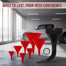 Funil De Combustível 2 Em 1 Com Filtro Removível Pode Bico Para Gasolina Diesel Solução De Derramamento Rápido Reabastec