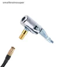 Braçadeira De Bico De Pneu Portátil , Conector De Bomba Inflável , Compressor De Ar De Carro , Pode Ser Desinflado , Ada