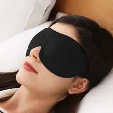 Máscara de dormir 3D tridimensional proteção para os olhos respirável aliviar a fadiga cochilo máscara de dormir masculi