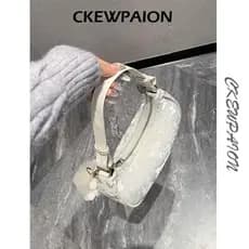 CKEWPAION Nicho Design Meninas Bolsa de Um Ombro nas Axilas Luz Luxo Popular Bolsa Feminina 2025 Novo Estilo Bolsa Mensa