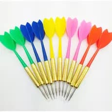 Frete grátis 15 Yuan 10 pinos tipo agulha resistente a dardo de plástico de uma peça competição de dardo de casamento ba