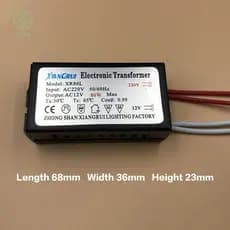 Trove Transformador Eletrônico 20W 180W AC220V A 12V Para Lâmpada Halógena Longa Vida Útil Iluminação Doméstica E Comerc