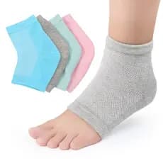 Anti-rachaduras meias de calcanhar calcanhar rachaduras meias calcanhar rachaduras capa das mulheres dos homens seco rac