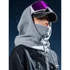Folheado capuz de esqui máscara de proteção facial capacete capa equipamento de proteção boné de esqui capa de capacete