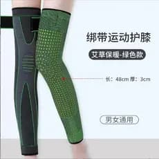 Joelheiras estendidas com cadarço, joelheiras quentes, esportes, jogos, corrida, equipamento de proteção, perna fria ant