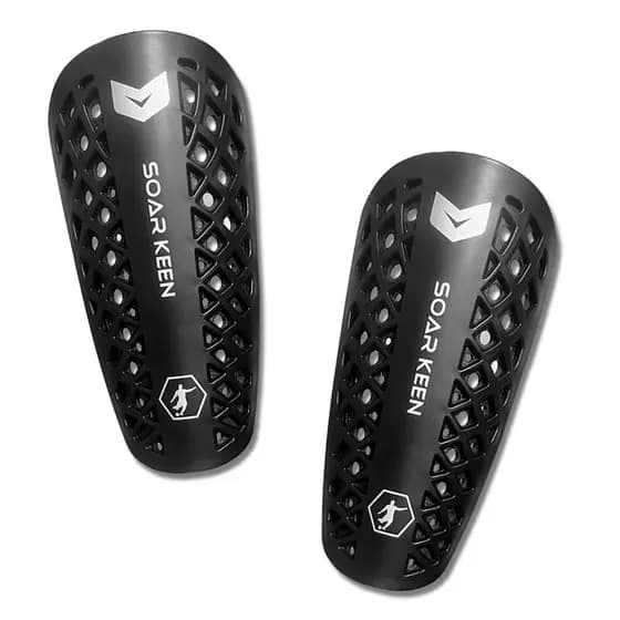SK futebol Leggings placa leve respirável crianças/adulto futebol bezerro proteção placa rosto osso caneleiras proteção