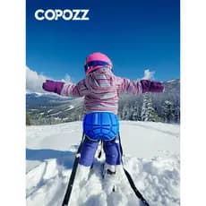 COPOZZ Patinação Hip Pad Crianças Esqui Hip Pad Padrão Patinação Hip Pad Calças Calças resistentes a choques Equipamento
