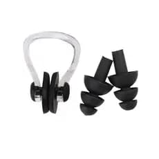Copozz copozz natação nariz clipe fones de ouvido conjunto Silicone profissional Anti-asfixia água proteção ouvido adult