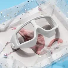 Copoz óculos de natação HD Anti-nevoeiro à prova dwaterproof água grande quadro profissional miopia óculos de natação eq