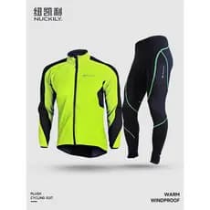 Camisa de ciclismo bicicleta outono inverno lã masculina à prova de vento terno estrada Mountain Bike quente roupas supe