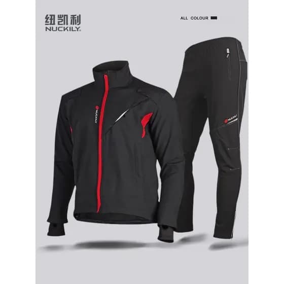 Bicicleta inverno camisa de ciclismo terno de lã masculino à prova de vento forro de lã quente estrada Mountain Bike top