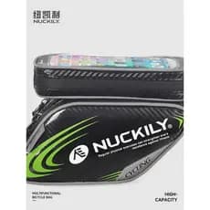 Bolsa frontal para bicicleta, tela sensível ao toque, bolsa para selim, Mountain Bike, feixe frontal, à prova d'água, bo